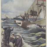 O la pagina dell�8 settembre 1918 in cui � possibile �assistere� al naufragio e alla cattura nelle acque baresi di aerei nemici